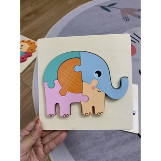 Tranh Gỗ Ghép Hình 3D Cho Bé