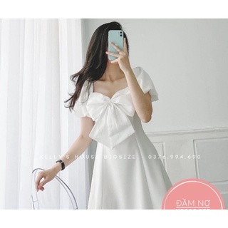 [Hàng Có Sẵn] Đầm Nơ Bigsize (Từ 55kg đến 90kg)