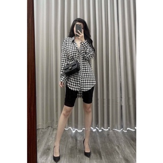 Sơ mi lụa ziczac