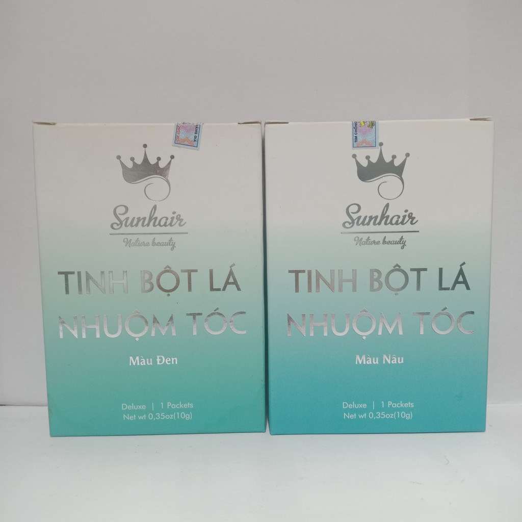 TINH BỘT LÁ NHUỘM TÓC SUNHAIR