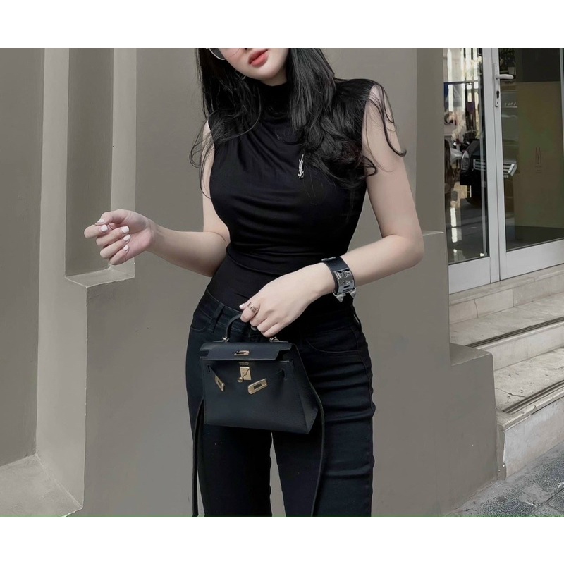 ÁO THUN LẠNH SÁT NÁCH DÚM VAI ÔM DÁNG SIÊU SANG CHẢNH MS12018 (G2-4)