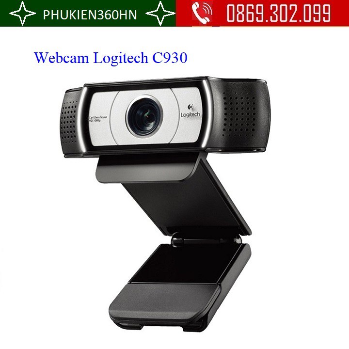 Webcam Logitech C930C/C930E Full HD 1080P Dùng cho Live Stream Game, Face, PUBG, FreeFire, học online