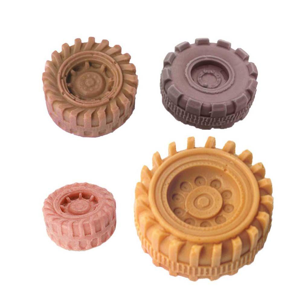 Khuôn Silicone Tạo Hình Bánh Xe Hơi Trang Trí DIY