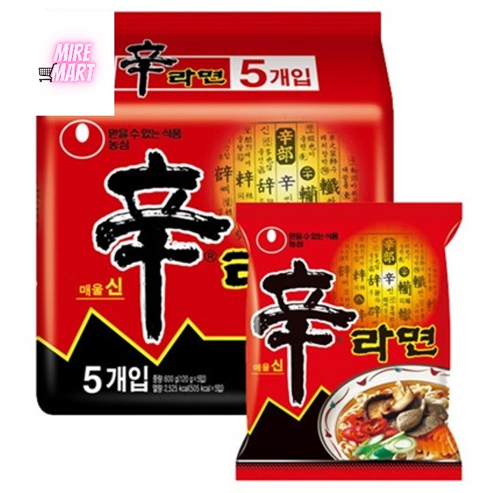 Mì shin ramyun cay Hàn Quốc lốc 5 gói | BigBuy360 - bigbuy360.vn