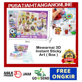 Bộ đồ chơi dán 3D nhiều màu sắc cho bé