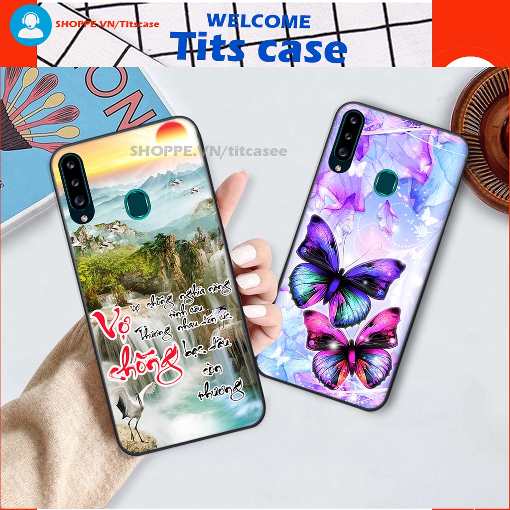 Ốp lưng Samsung Galaxy A20S in hình thiên nga,hoa may mắn, đặc sắc ĐỘC - LẠ - BỀN