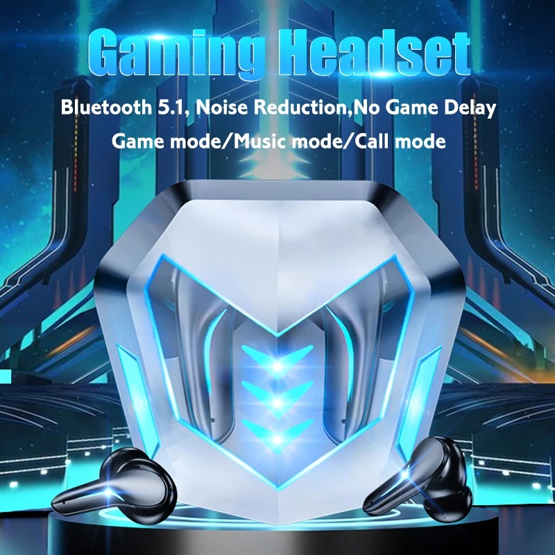 Tai nghe không dây TZUZL MD188 TWS Bluetooth 5.1 hỗ trợ giảm tiếng ồn khi chơi game