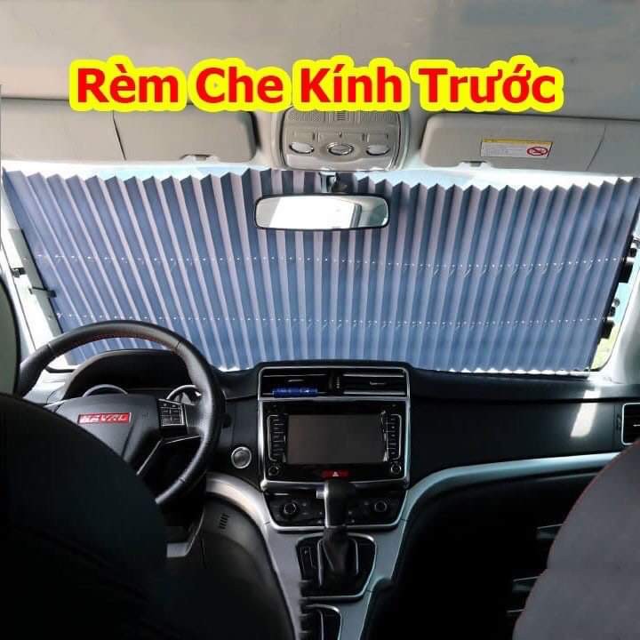 Rèm che nắng ô tô ❤️Freeship ❤️ Tráng nhôm phản quang che kính lái và kính sau