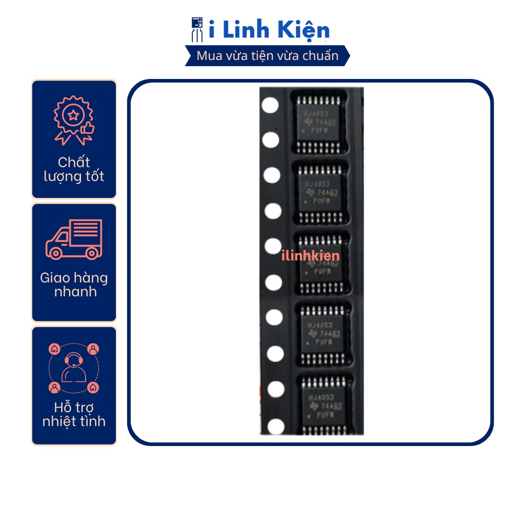 J4053 HC4053 74HC4053PWR TSSOP-16 chính hãng TI chất lượng