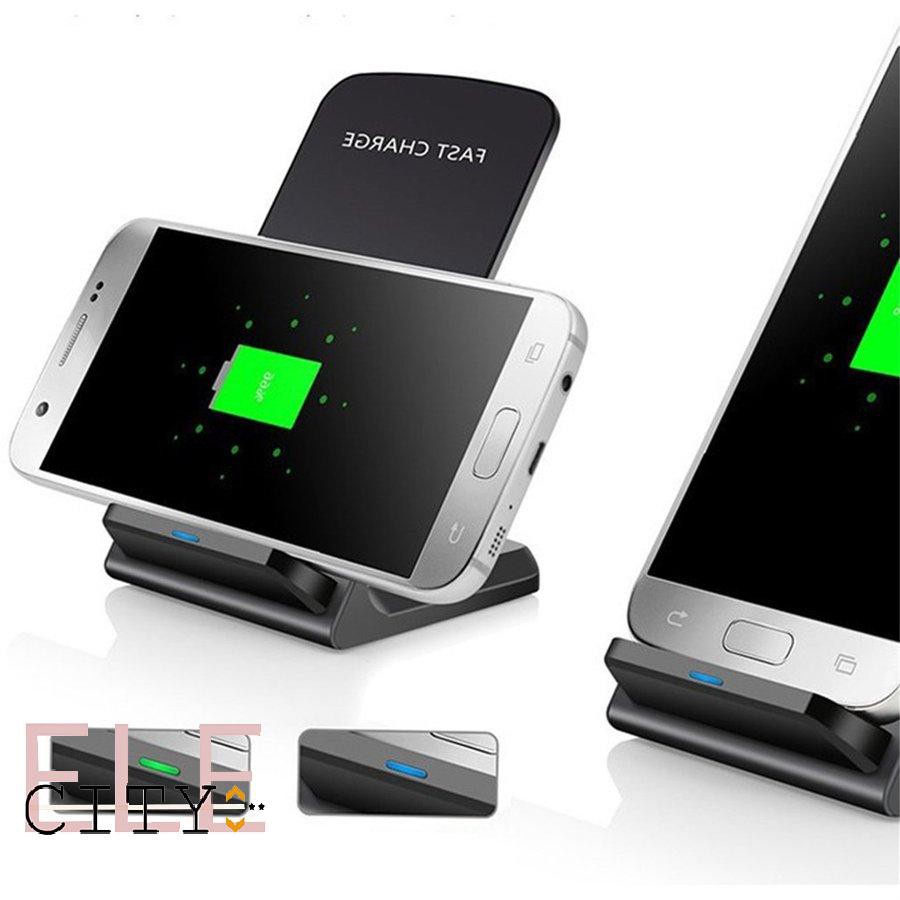 ✨Ready stock✨10W Vertical Double Coil Wireless Charger with LED Indicator Fast Charge