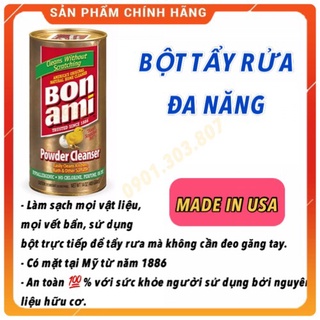 Bột tẩy đa năng Bonami mỹ, vệ sinh mọi chất liệu, sạch mọi vết bẩn