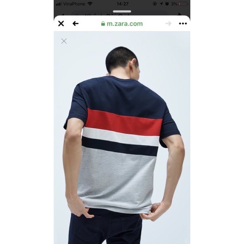 Áo zara authentic nam vợt sale