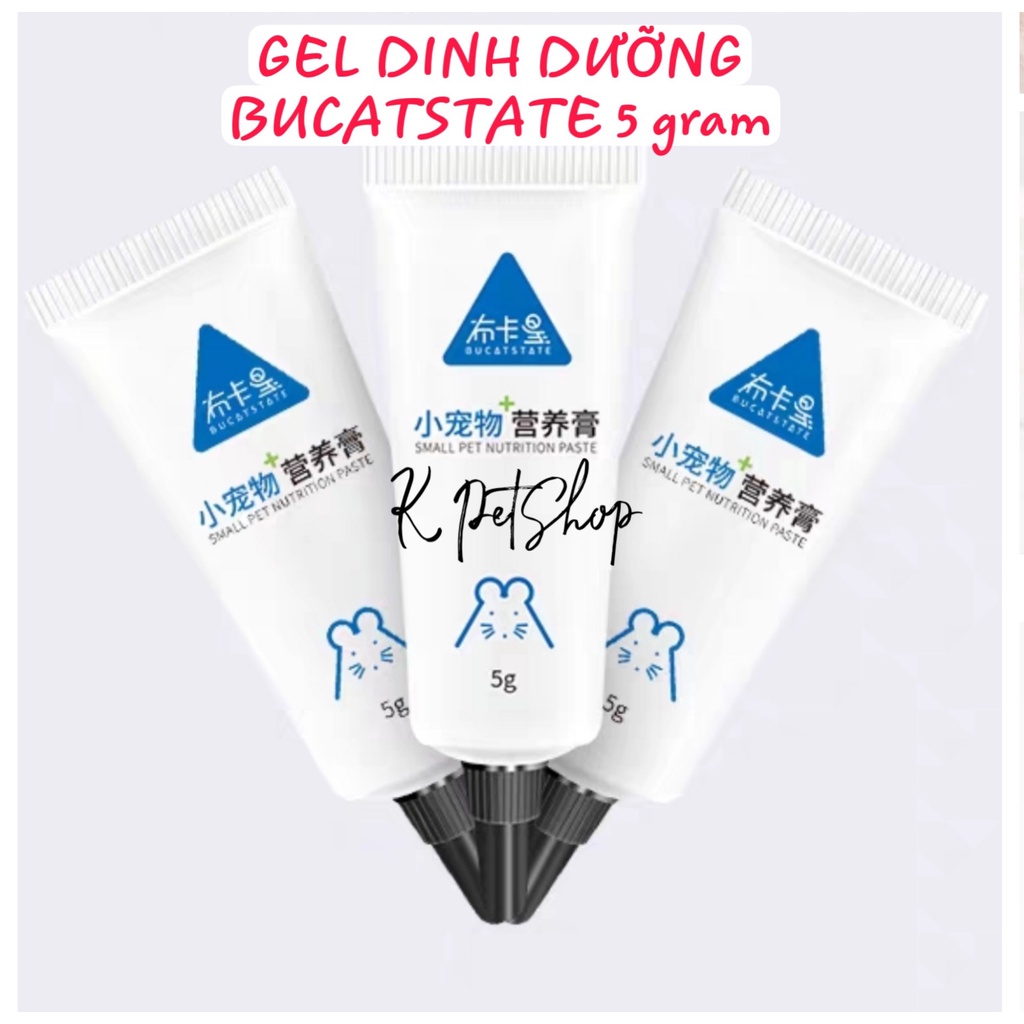 Gel Dinh Dưỡng Bucatstate Hamster Đồ Ăn Dặm Thức Ăn Dinh Dưỡng Dạng Gel Sốt Cho Hamster , Nhím ...