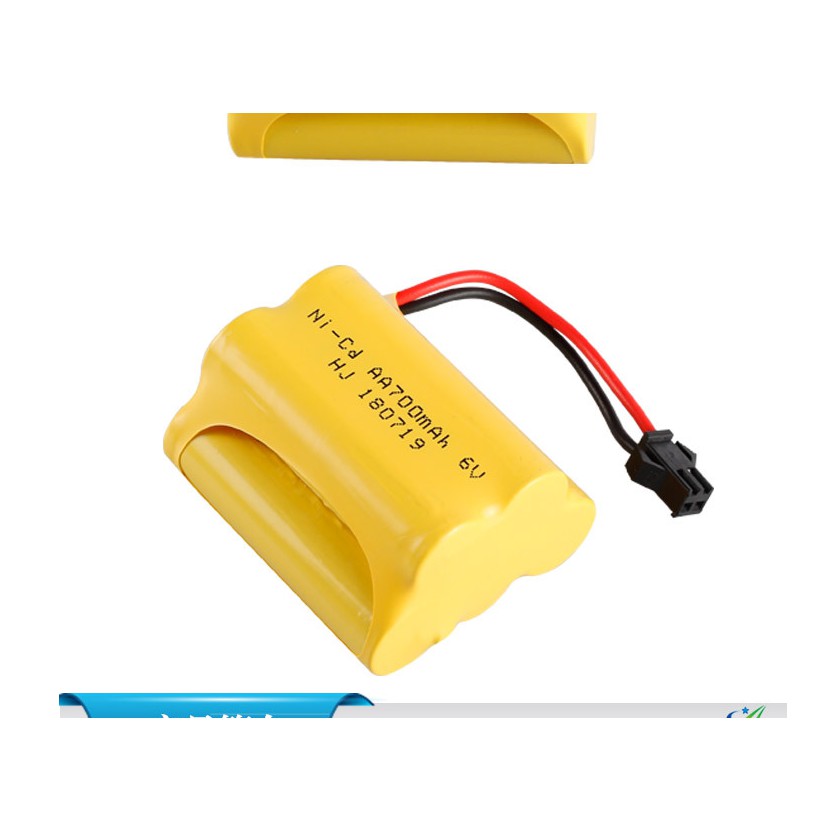 Pin Ni-Cd 6v 700mah xếp chồng 3+2 Thiết Bị Điện Tử Xe điều khiển Hàng Mới 100%
