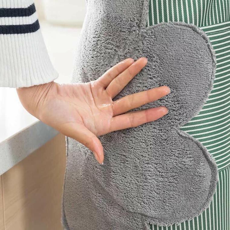 [❌GIÁ SỈ❌] Tạp Dề Kẻ Phong Cách Hàn Quốc Có Khăn Lau Tay Bên Hông, Tạp Dề Chống Thấm Nước 88207 Sỉ Lẻ Gia Dụng 88