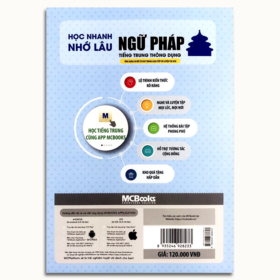 Sách - Học nhanh nhớ lâu ngữ pháp tiếng trung thông dụng