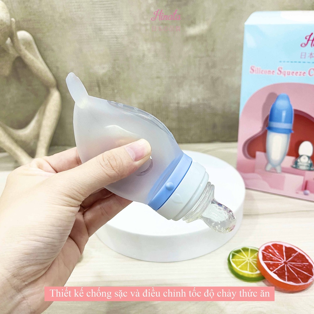 Bình thìa tập ăn dặm cho bé HINATA - Vừa tay cầm thuận tiện cho mẹ sử dụng TG08