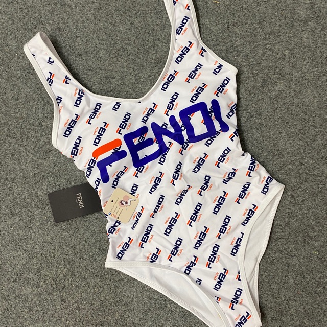 [BKN751] <BRAND> BODYSUIT FEN.DI CHỮ TRẮNG | BigBuy360 - bigbuy360.vn
