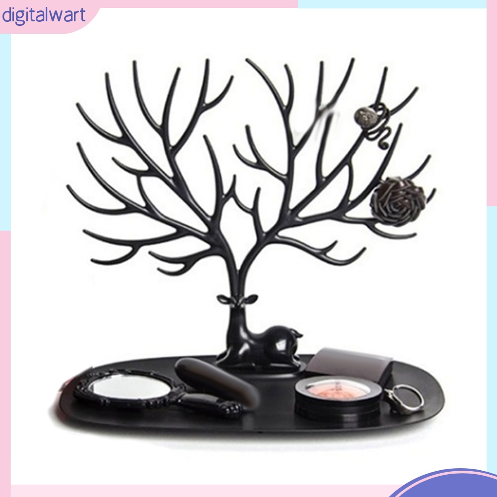 Giá Đỡ Trưng Bày Trang Sức Thiết Kế Hình Chú Hươu / Cây Cối Độc Đáo