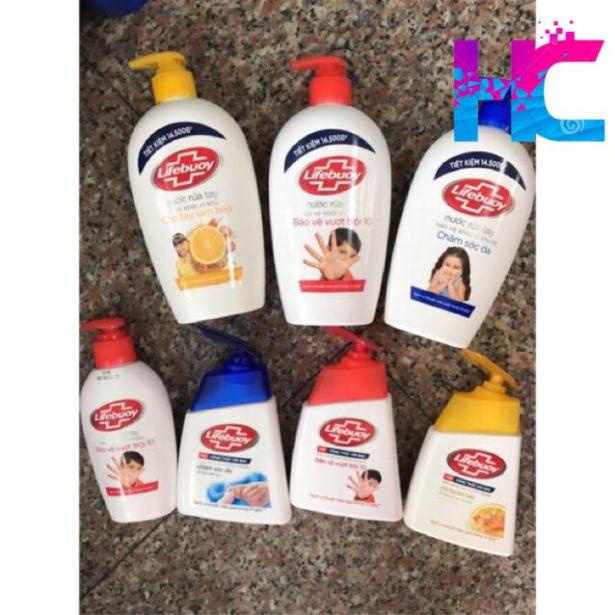 Nước Rửa Tay Lifebuoy 500g-180g