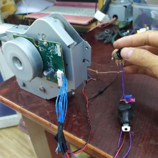 Bộ giảm tốc đôi tháo máy motor bldc - dc motor 12-24v