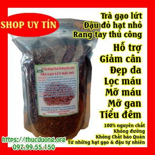 Trà gạo lứt đậu đỏ rang uống liền 1kg Thực Dưỡng Bà Loan