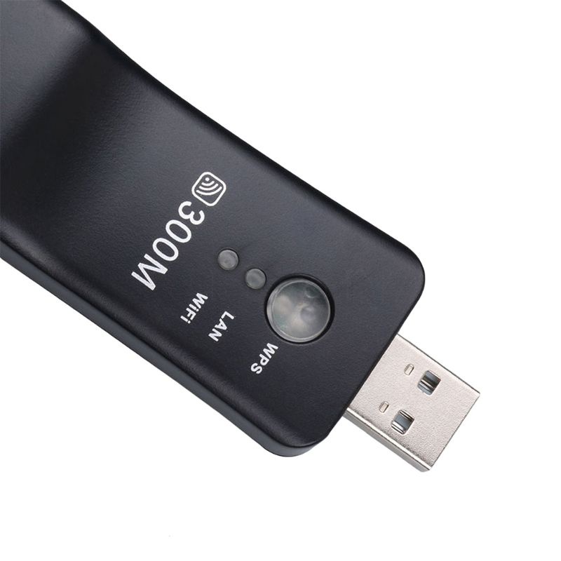 Bộ chuyển đổi mạng wifi không dây 300Mbps RJ-45 Wi-fi WPS thích hợp cho Sony Samsung LG