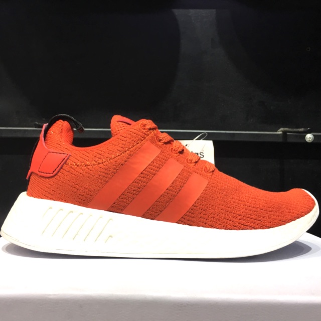 Tặng box - Giày NMD R2 màu đỏ cam