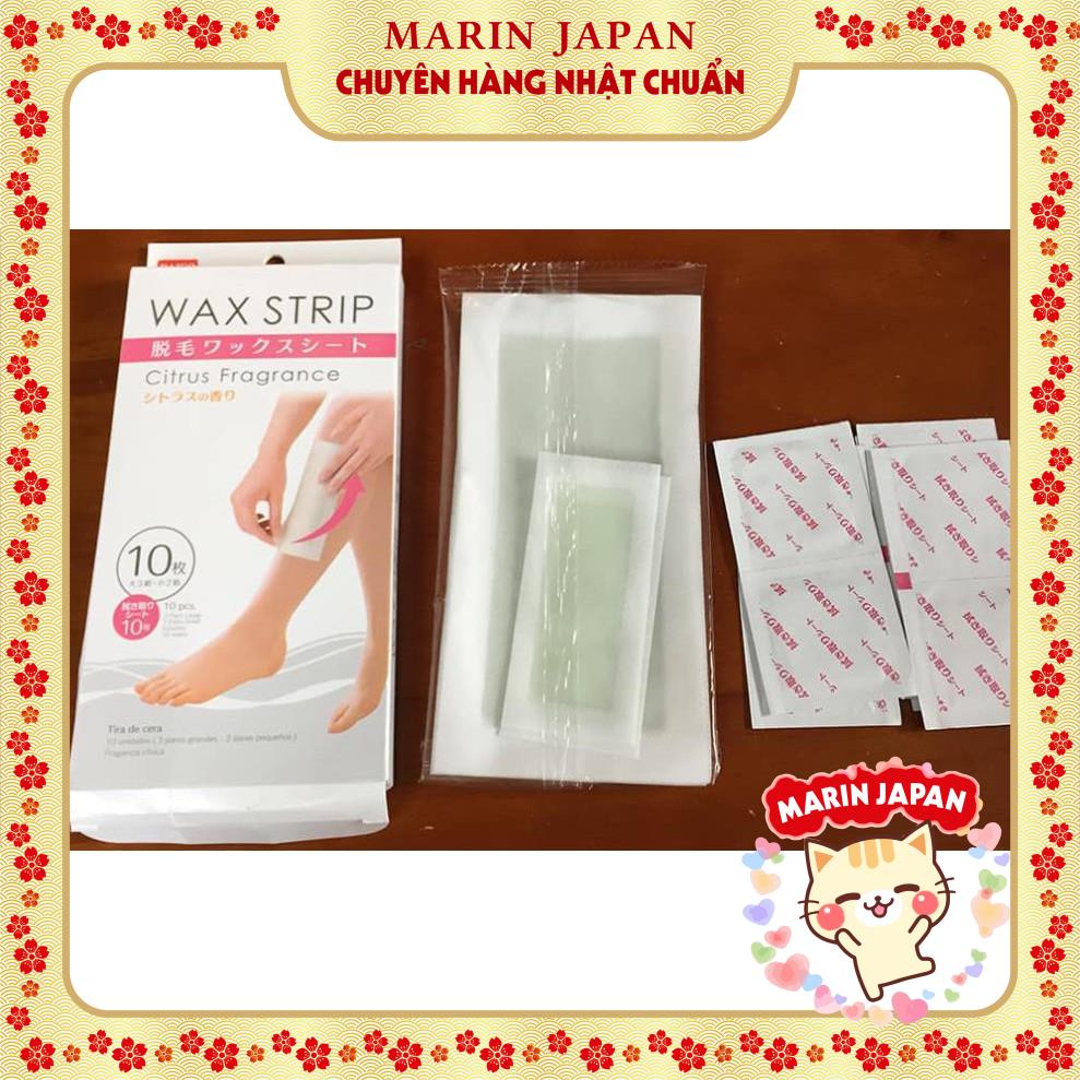 (Lẻ 1 chiếc) Miếng dán loại bỏ lông tay, chân, đùi , nách , vùng kín Wax Strip Nhật Bản 1 miếng