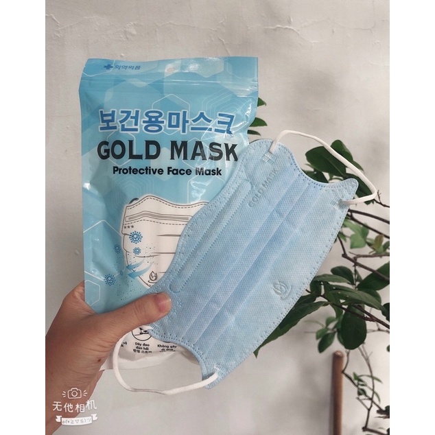 Khẩu trang Cua người lớn 4 lớp-túi 10c