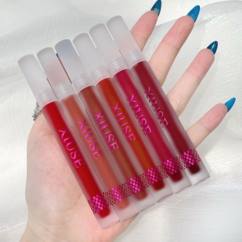 [Hàng mới về] Son kem lì XISE không khô môi chống thấm nước và không dính ly