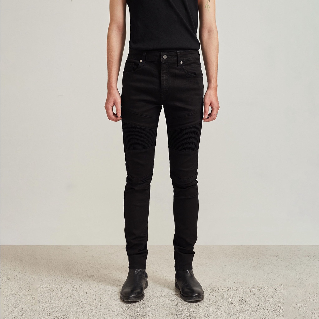 Quần jeans nam HIGHWAY MENSWEAR Clint Jeans đen