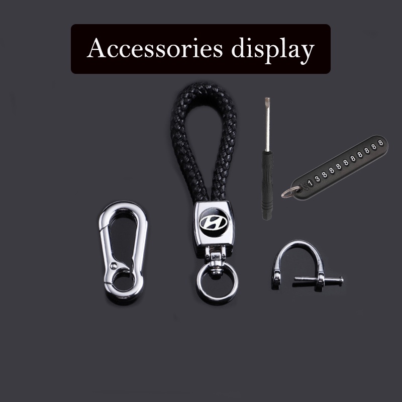 Hyundai Móc Chìa Khóa Xe Hơi Huyndai Chất Lượng Cao