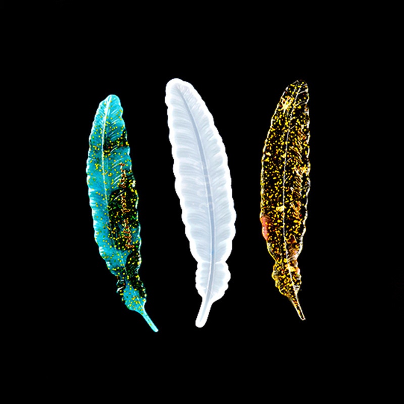 Sa Khuôn Silicon Làm Thẻ Đánh Dấu Trang Sách Bằng Epoxy Resin Phối Tua Rua DIY