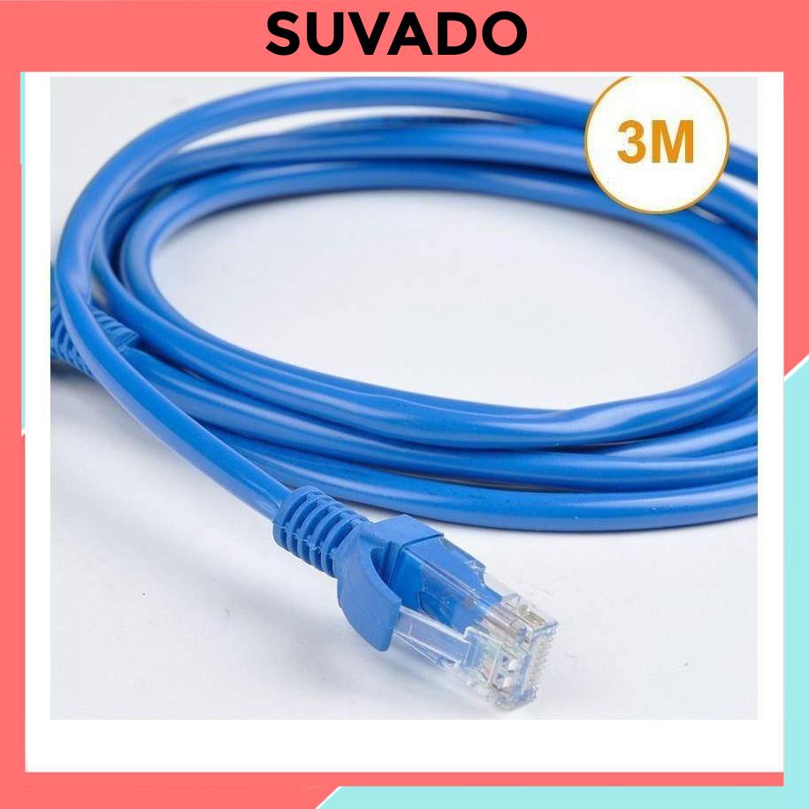 Cáp Mạng Dây mạng LAN  5M 10M và 15M 20M chuẩn RJ45 bấm sẵn 2 đầu kết nối internet, máy tính trong nhà ngoài trời DALAMO