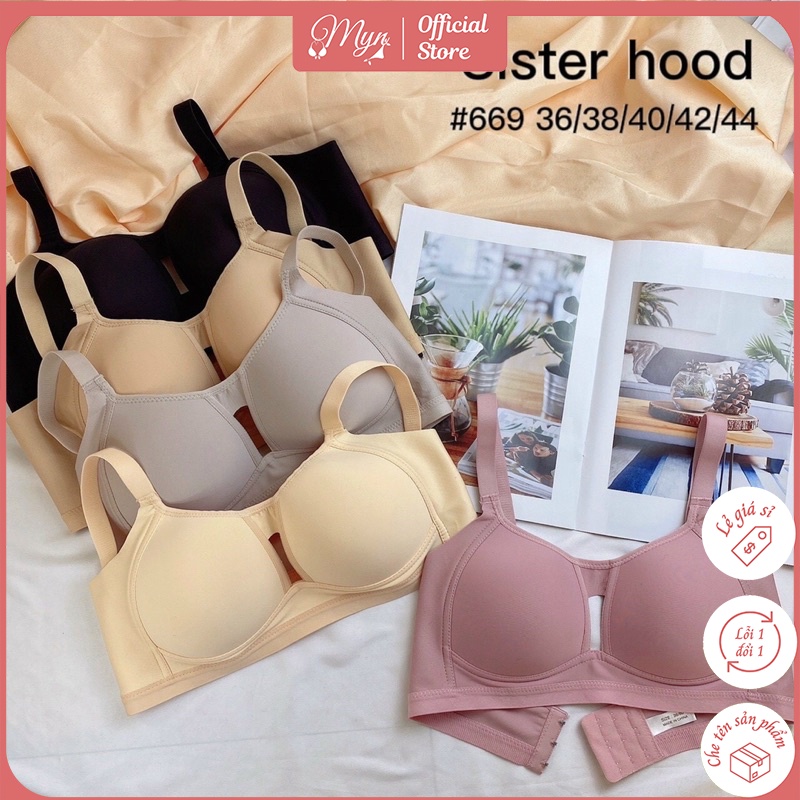 Áo lót nữ bản to - có sai lớn đệm mỏng quả sâu nâng đẩy ngực chống xệ 669 MYN_UNDERWEAR