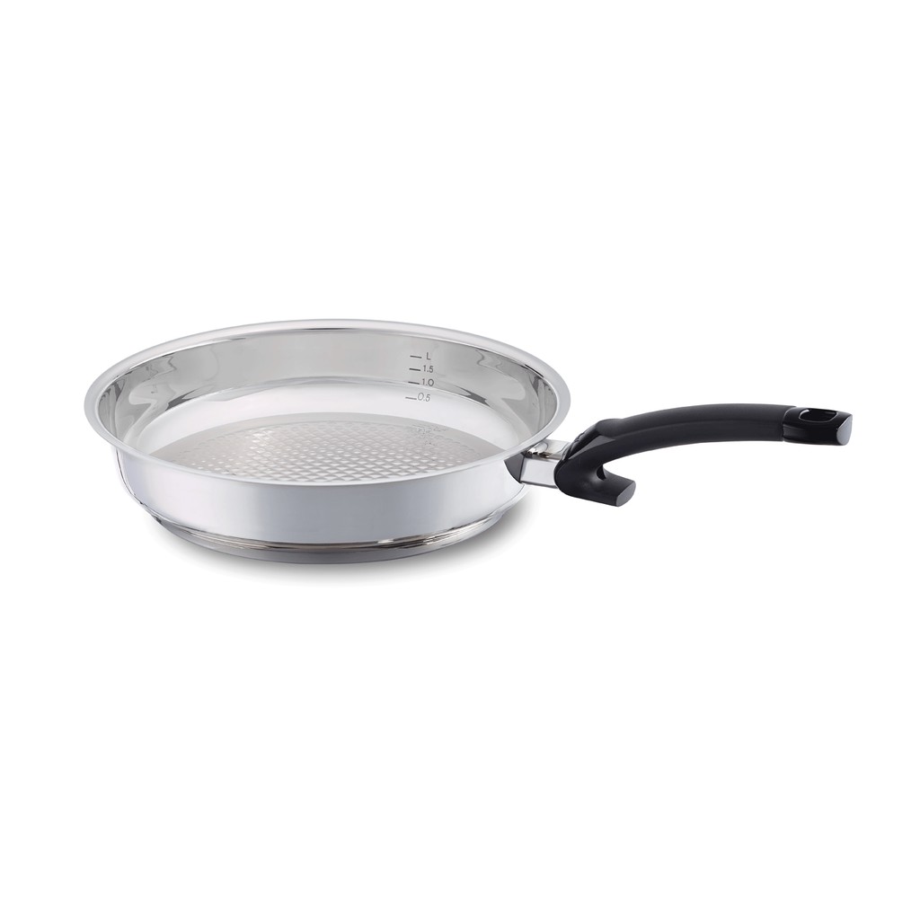 Chảo inox Fissler Steelux cao cấp 28cm