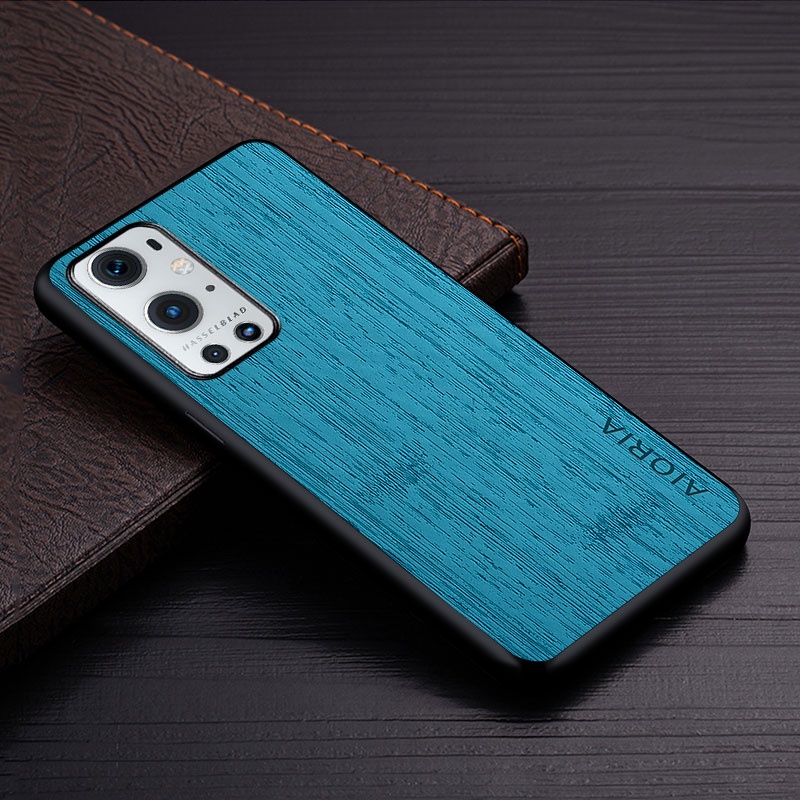 Ốp Điện Thoại Da Vân Gỗ Tre Sang Trọng Cho oneplus 9 pro 9r 9rt 5g oneplus 9 pro