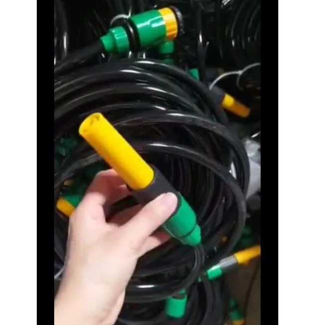 Bộ vòi tưới cây, xịt rửa xe đa năng dây ống dài 10 mét