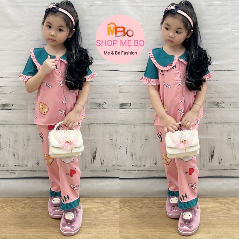 QUẦN ÁO TRẺ EM - Bộ pijama bé trai bé gái dài tay thun cotton xuất dư cực xịn