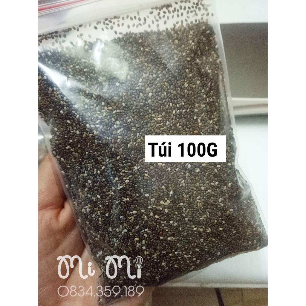 Hạt chia đen úc black bag 100g-500g (HSD tháng 8/2023)