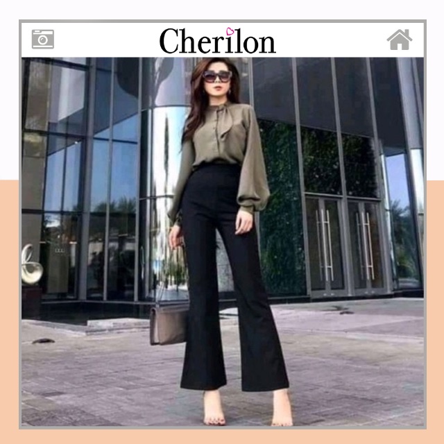 QUẦN LOE TUYẾT MƯA CAO CẤP Cherilon