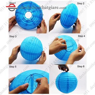SET 10 - Đèn lồng GIẤY 10cm ( 1 túi 10 cái - ko bán lẻ )