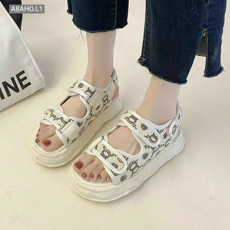 Sandal Quai Dán Đế Bánh Mì 5 Phân Hàng Quảng Châu Đi Bền Siêu Đẹp