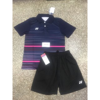 Áo cầu lông nam Yonex 6042 (đen - đỏ)