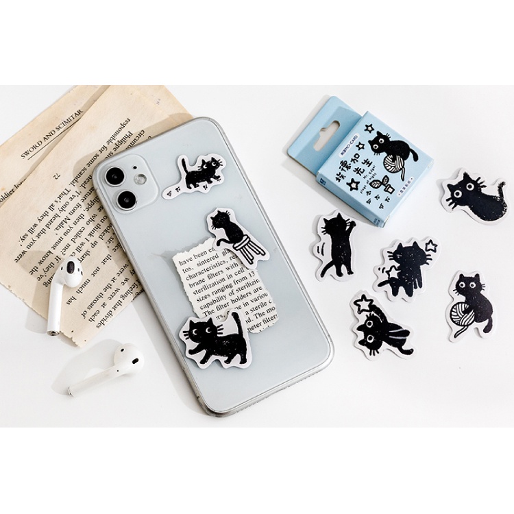 Bộ 45 Sticker Mr Edgar Dán Trang Trí Sổ Tay