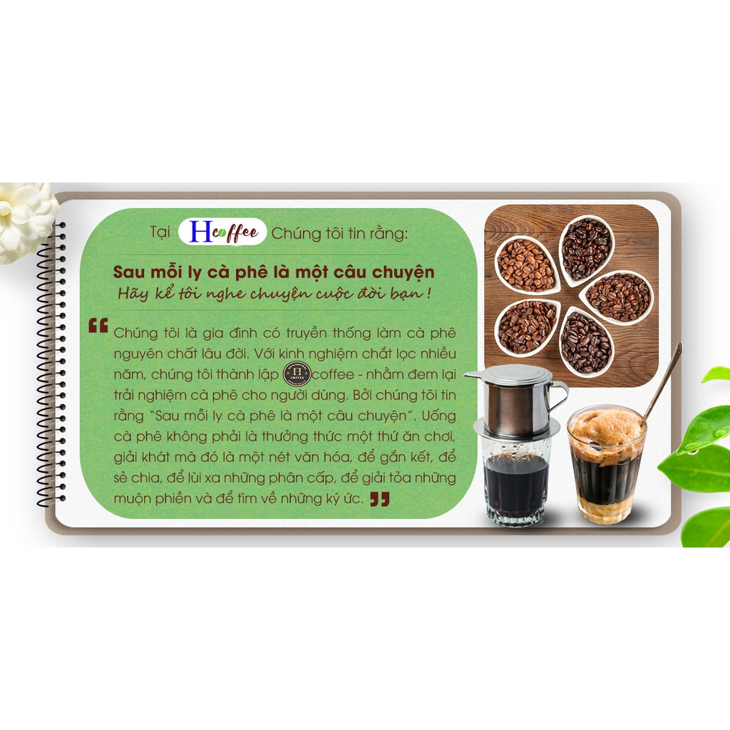 1KG Cà phê Arabica rang xay Nguyên Chất - Pha Phin hoặc Pha Máy - Thơm Sâu - Đậm đà - Hậu Ngọt - Hcoffee | BigBuy360 - bigbuy360.vn