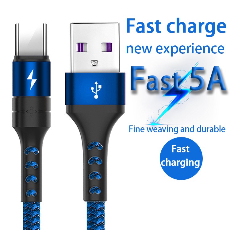 Dây Cáp Sạc Nhanh USB Type C Huawei Qc3.0 5A Chất Lượng Cao