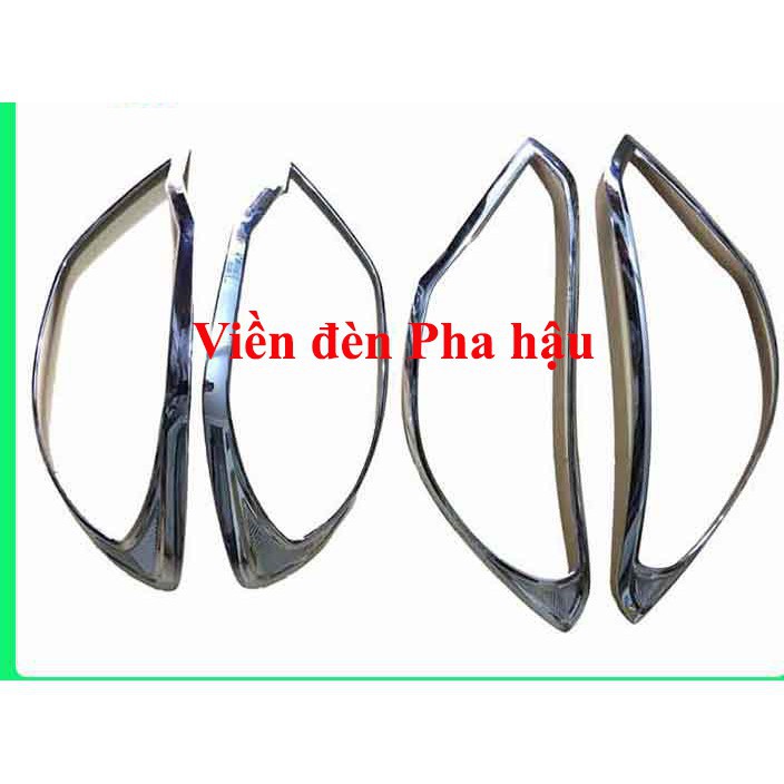 Viền Đèn Pha Hậu Mạ Crom Xe Attrage  2019 2020 2022