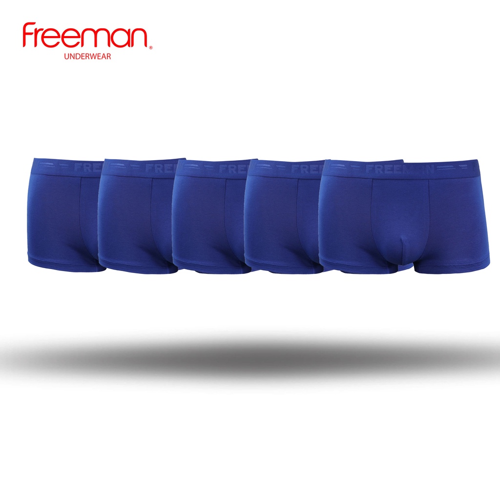 [FREEMAN] Combo 5 quần boxer nam cotton cao cấp 6522